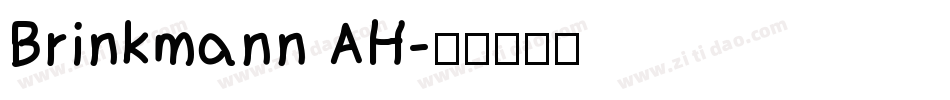 Brinkmann AH字体转换